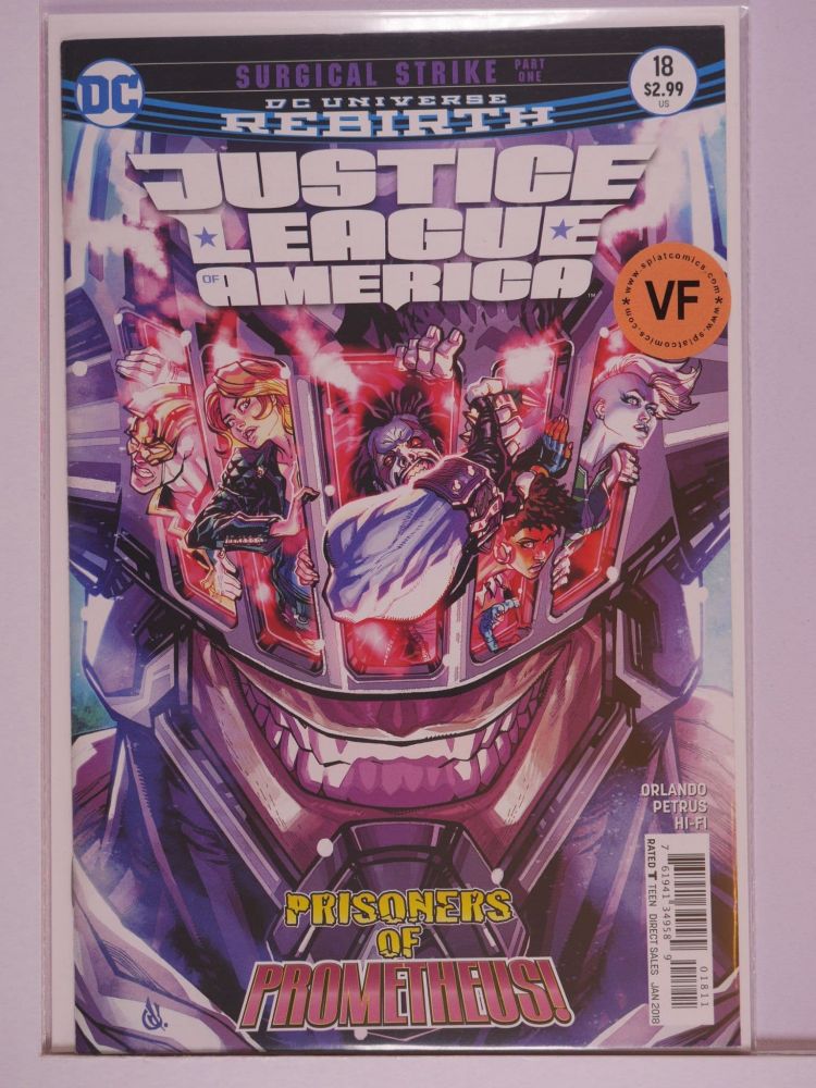 JUSTICE LEAGUE OF AMERICA (2017) Volume 5: # 0018 VF