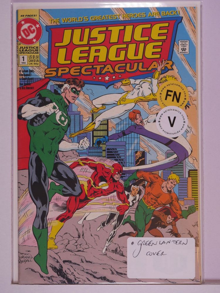 JUSTICE LEAGUE SPECTACULAR (1992) Volume 1: # 0001 FN GREEN LANTERN VARIANT