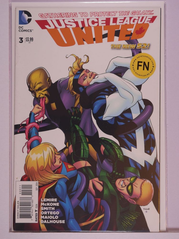 JUSTICE LEAGUE UNITED NEW 52 (2011) Volume 1: # 0003 FN