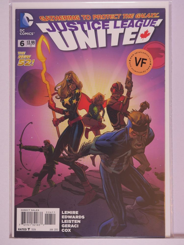 JUSTICE LEAGUE UNITED NEW 52 (2011) Volume 1: # 0006 VF