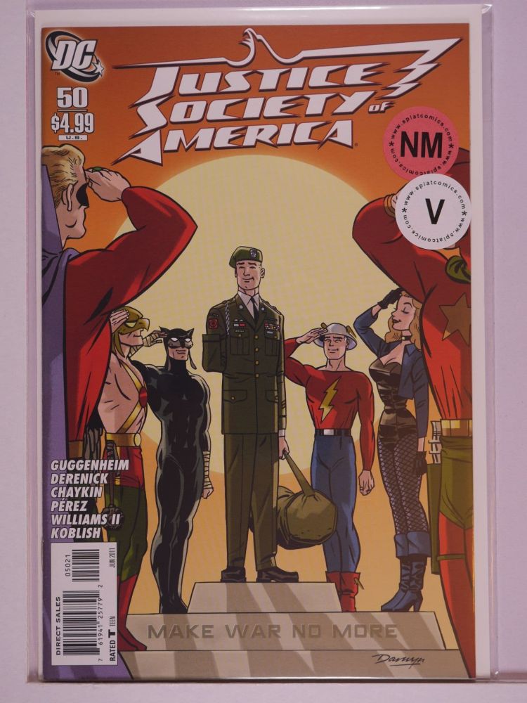 JUSTICE SOCIETY OF AMERICA (2007) Volume 3: # 0050 NM SALUTING COVER VARIANT
