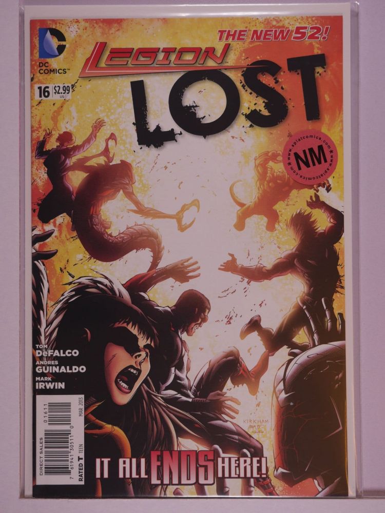 LEGION LOST NEW 52 (2011) Volume 1: # 0016 NM