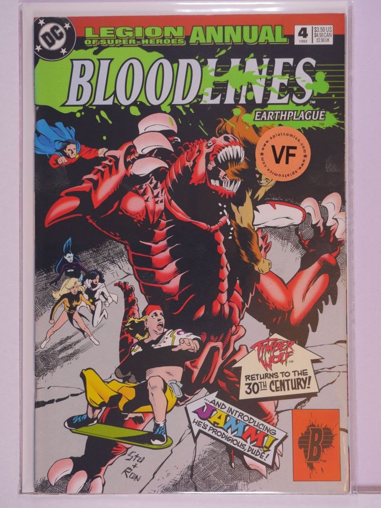 LEGION OF SUPERHEROES ANNUAL (1989) Volume 3: # 0004 VF