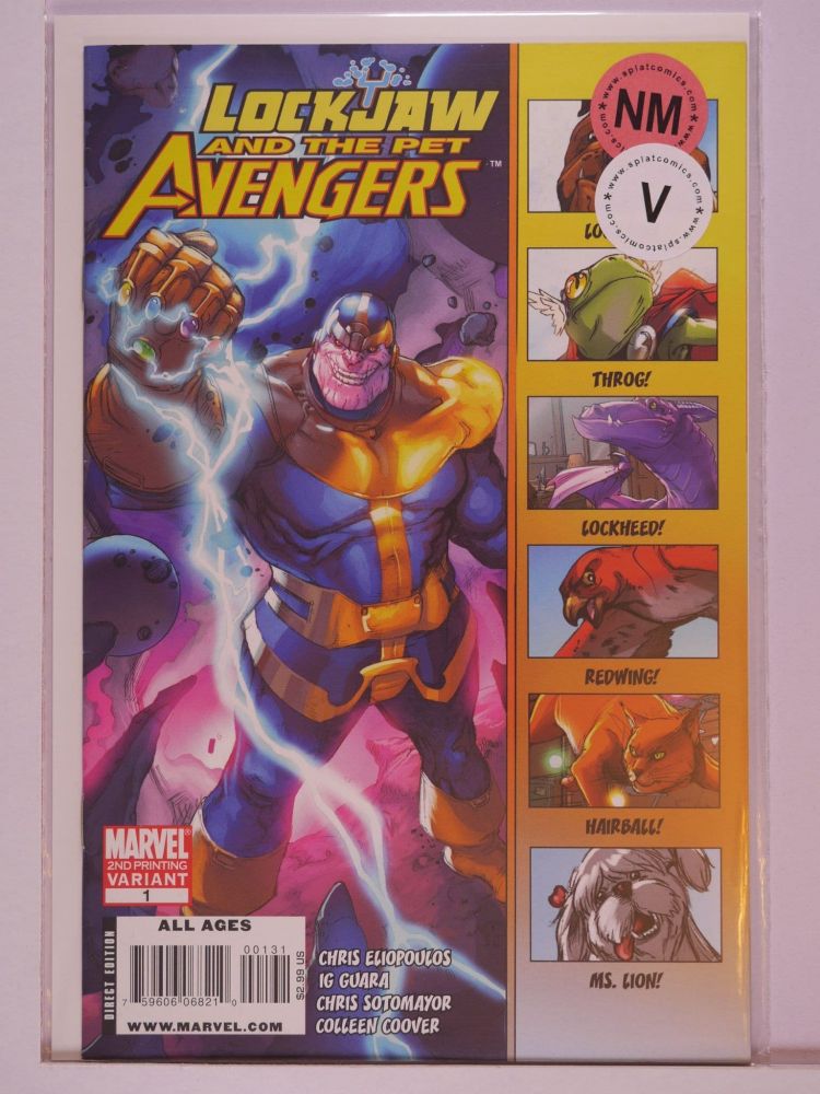 LOCKJAW AND THE PET AVENGERS (2009) Volume 1: # 0001 NM 2ND PRINT VARIANT