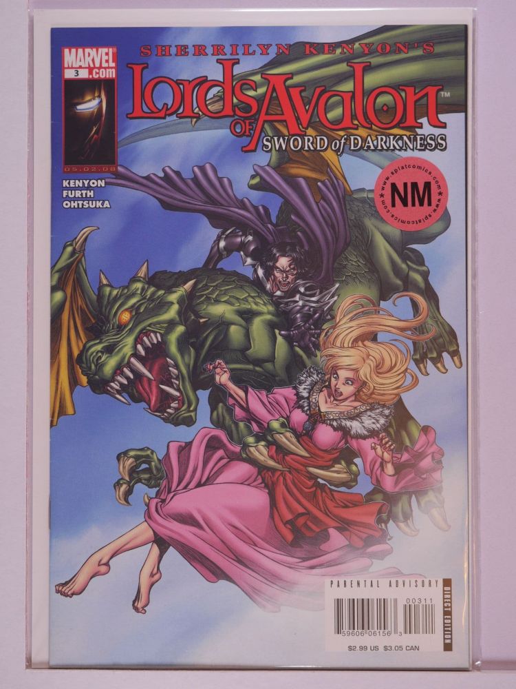 LORDS OF AVALON SWORD OF DARKNESS (2008) Volume 1: # 0003 NM
