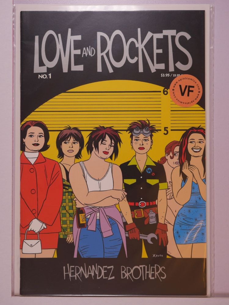 LOVE AND ROCKETS (2001) Volume 2: # 0001 VF