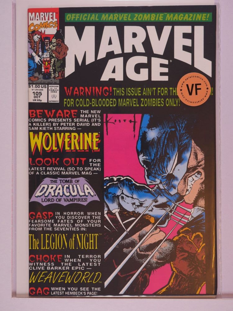 MARVEL AGE (1983) Volume 1: # 0105 VF