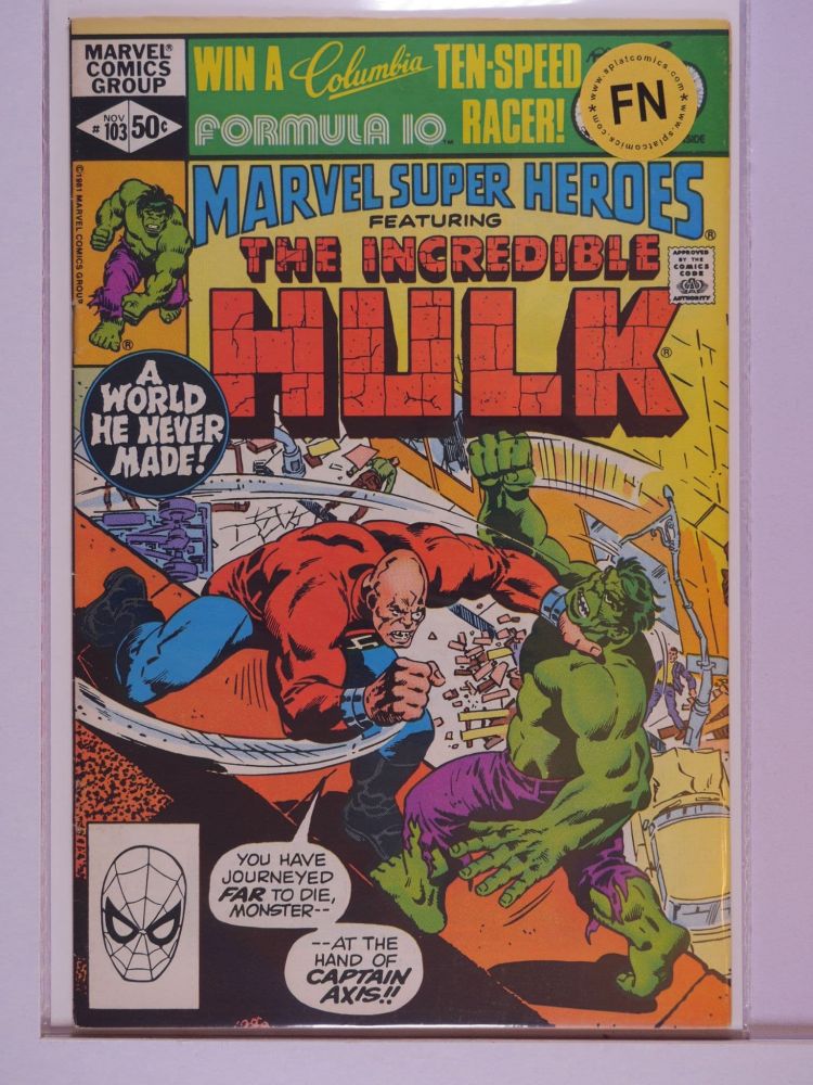 MARVEL SUPER HEROES (1966) Volume 1: # 0103 FN