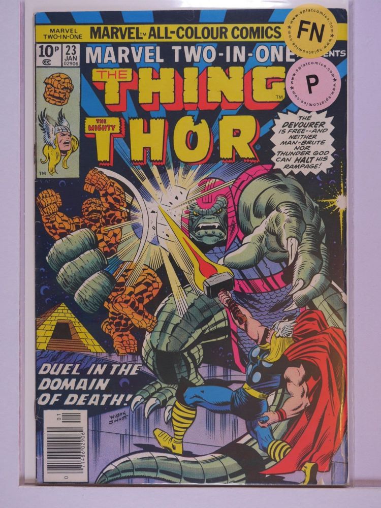 MARVEL TWO IN ONE (1974) Volume 1: # 0023 FN PENCE