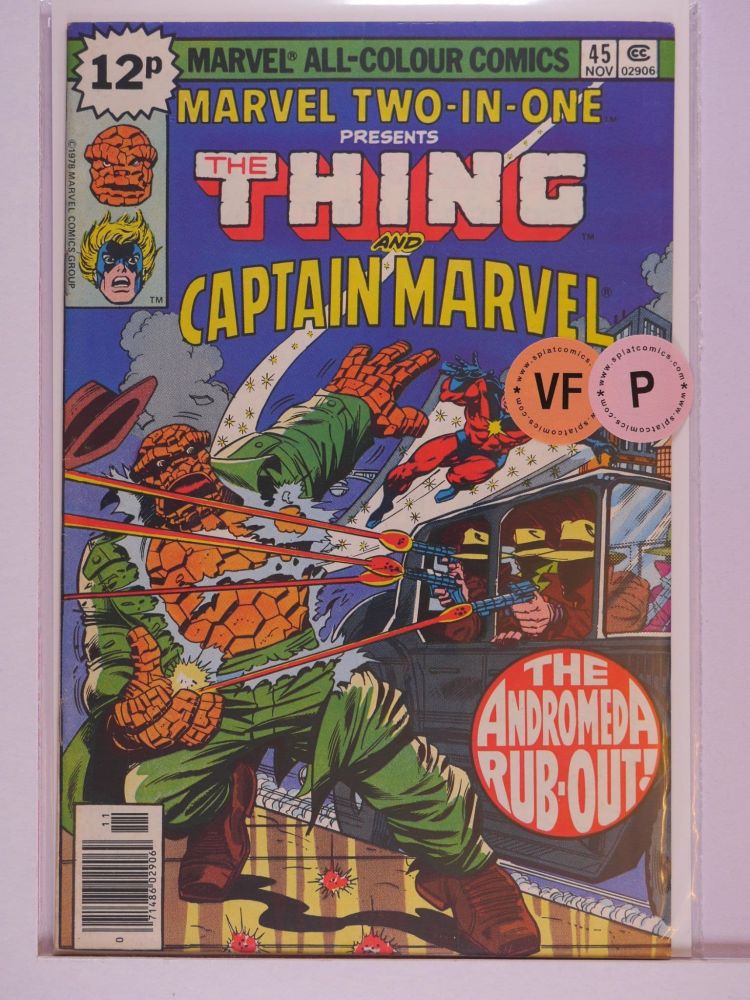 MARVEL TWO IN ONE (1974) Volume 1: # 0045 VF PENCE