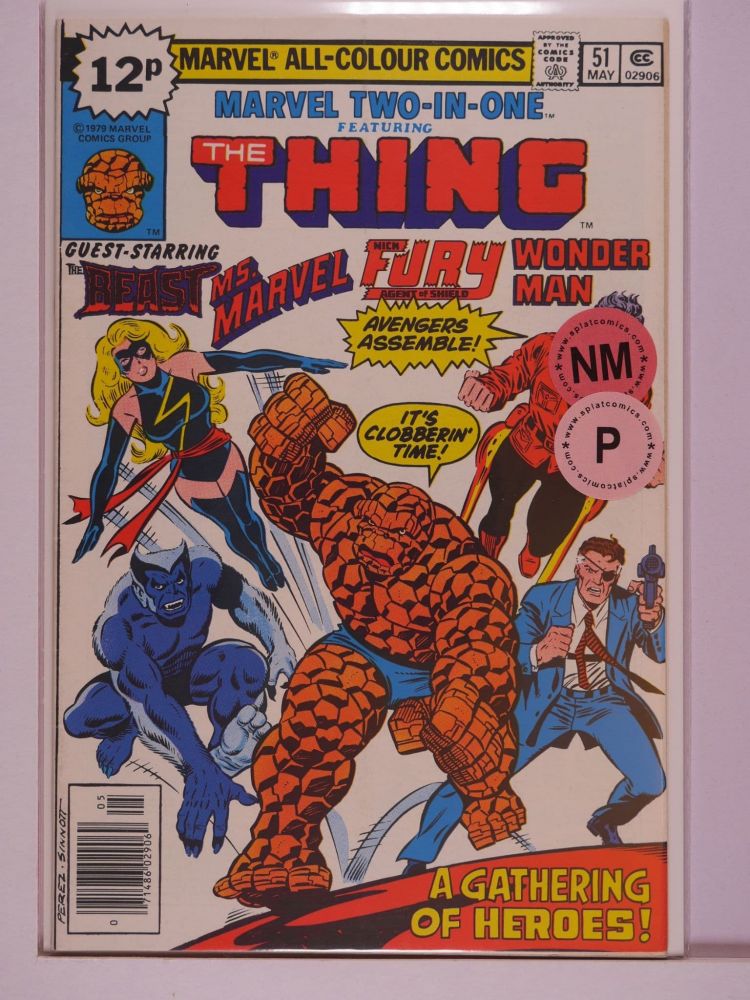 MARVEL TWO IN ONE (1974) Volume 1: # 0051 NM PENCE