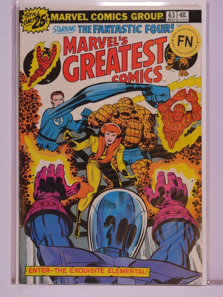 MARVELS GREATEST COMICS (1969) Volume 1: # 0063 FN