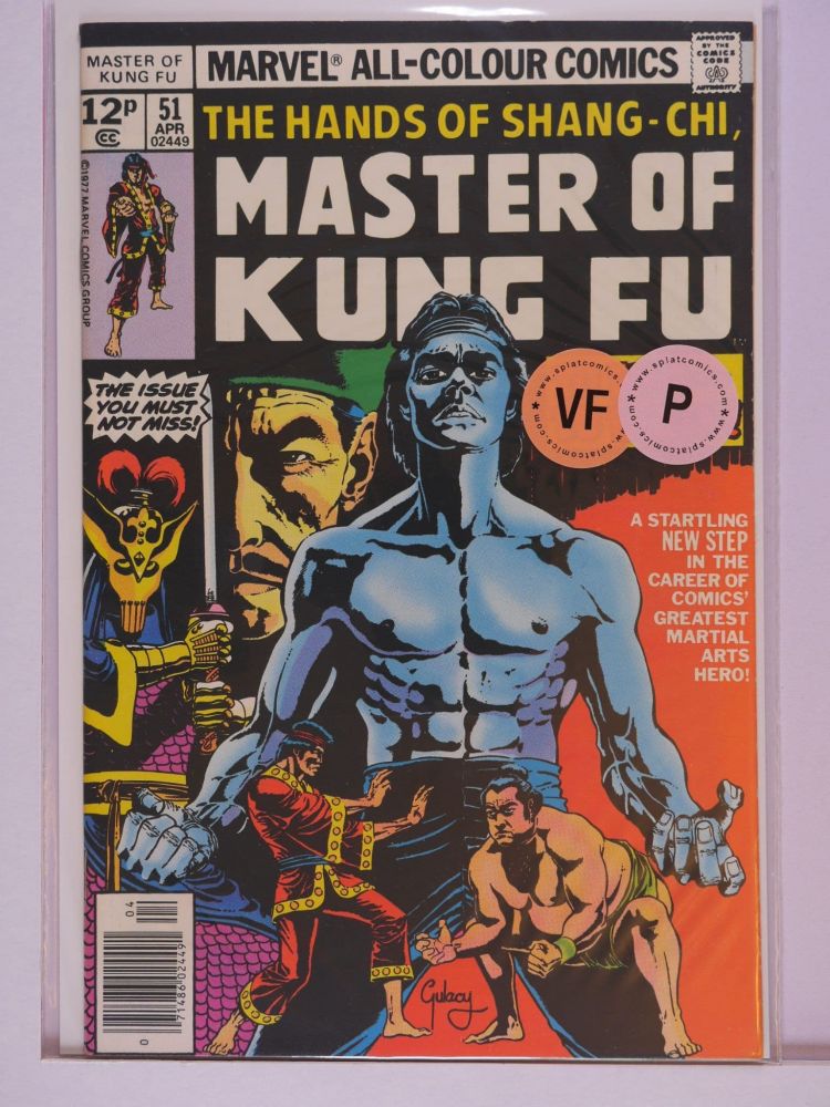 MASTER OF KUNG FU (1974) Volume 1: # 0051 VF PENCE