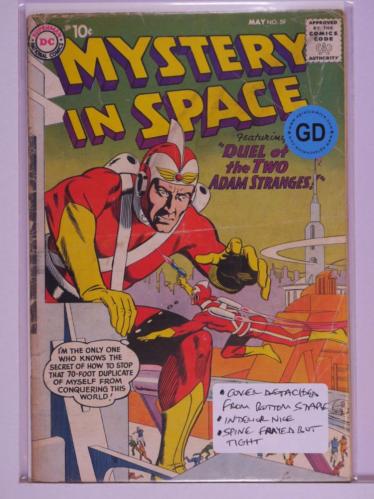 MYSTERY IN SPACE (1951) Volume 1: # 0059 GD