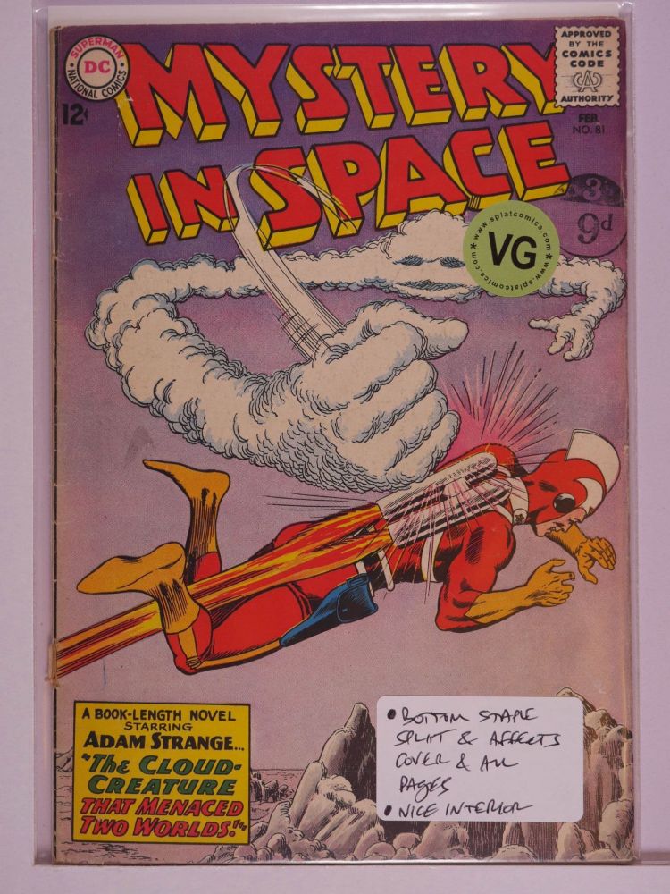 MYSTERY IN SPACE (1951) Volume 1: # 0081 VG