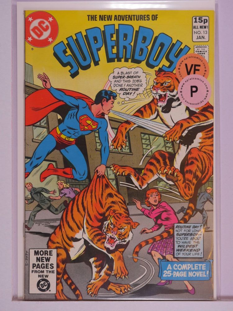 NEW ADVENTURES OF SUPERBOY (1980) Volume 1: # 0013 VF PENCE
