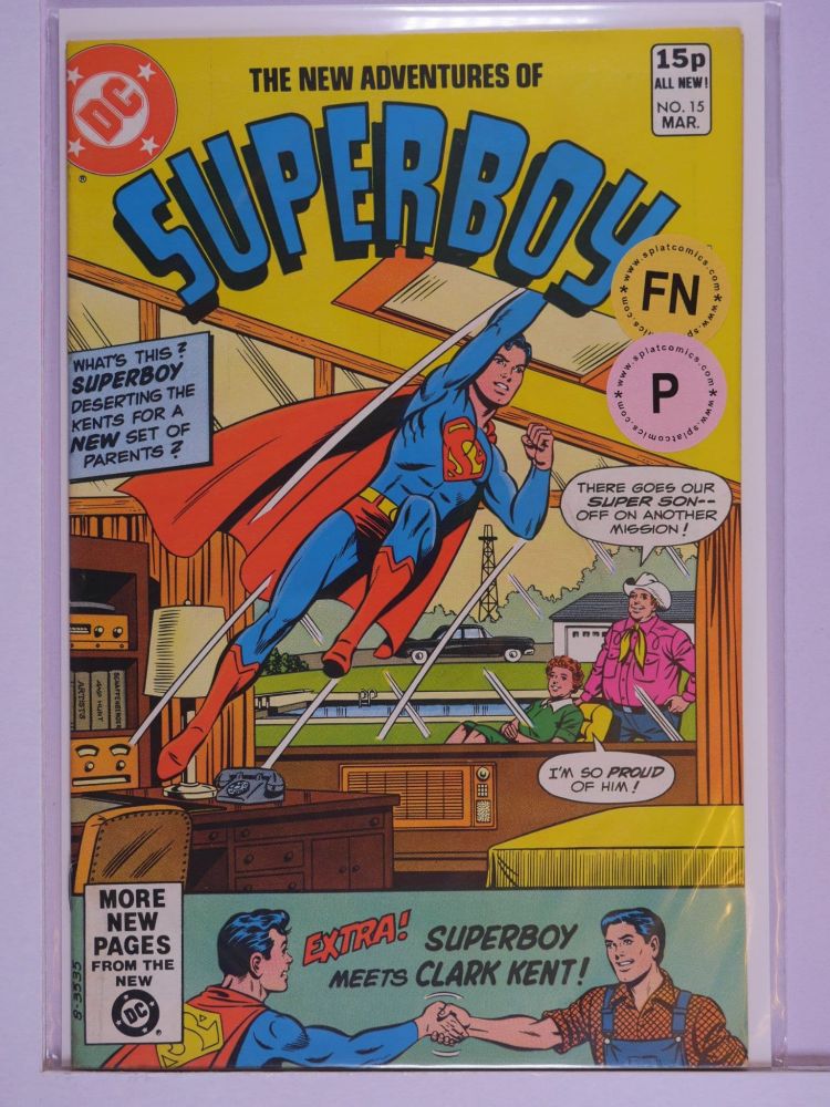 NEW ADVENTURES OF SUPERBOY (1980) Volume 1: # 0015 FN PENCE