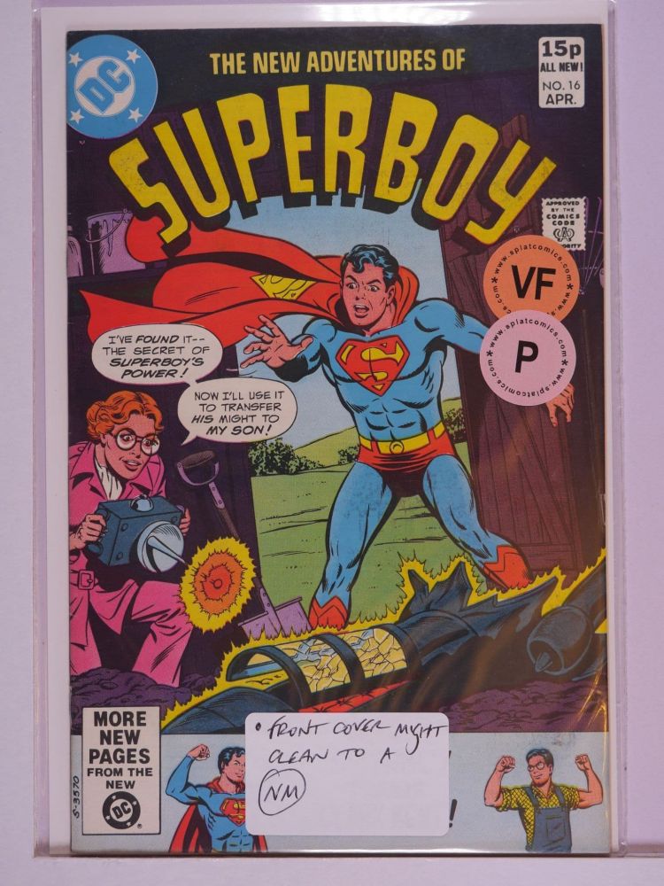 NEW ADVENTURES OF SUPERBOY (1980) Volume 1: # 0016 VF PENCE