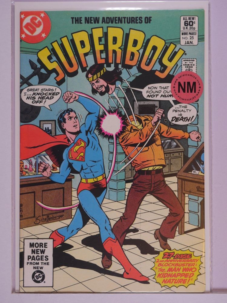 NEW ADVENTURES OF SUPERBOY (1980) Volume 1: # 0025 NM
