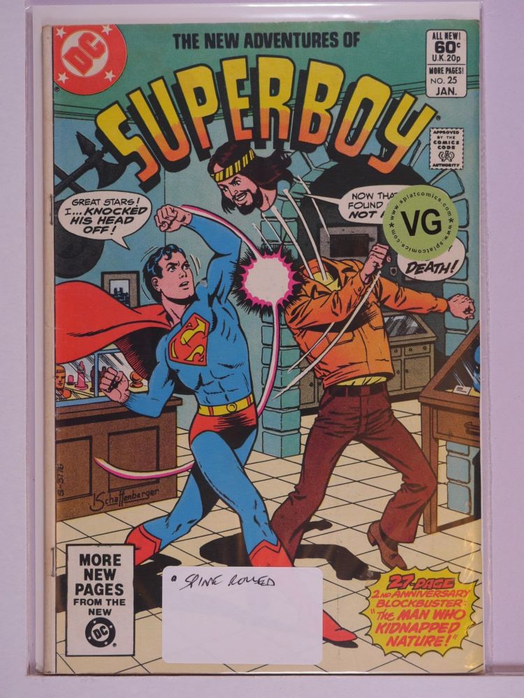 NEW ADVENTURES OF SUPERBOY (1980) Volume 1: # 0025 VG