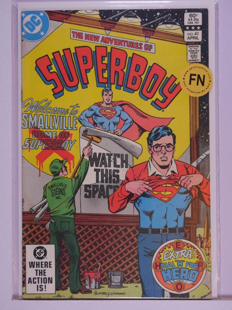 NEW ADVENTURES OF SUPERBOY (1980) Volume 1: # 0040 FN
