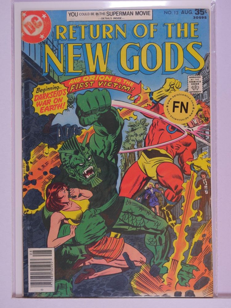 NEW GODS (1971) Volume 1: # 0013 FN COVER SAYS RETURN OF THE