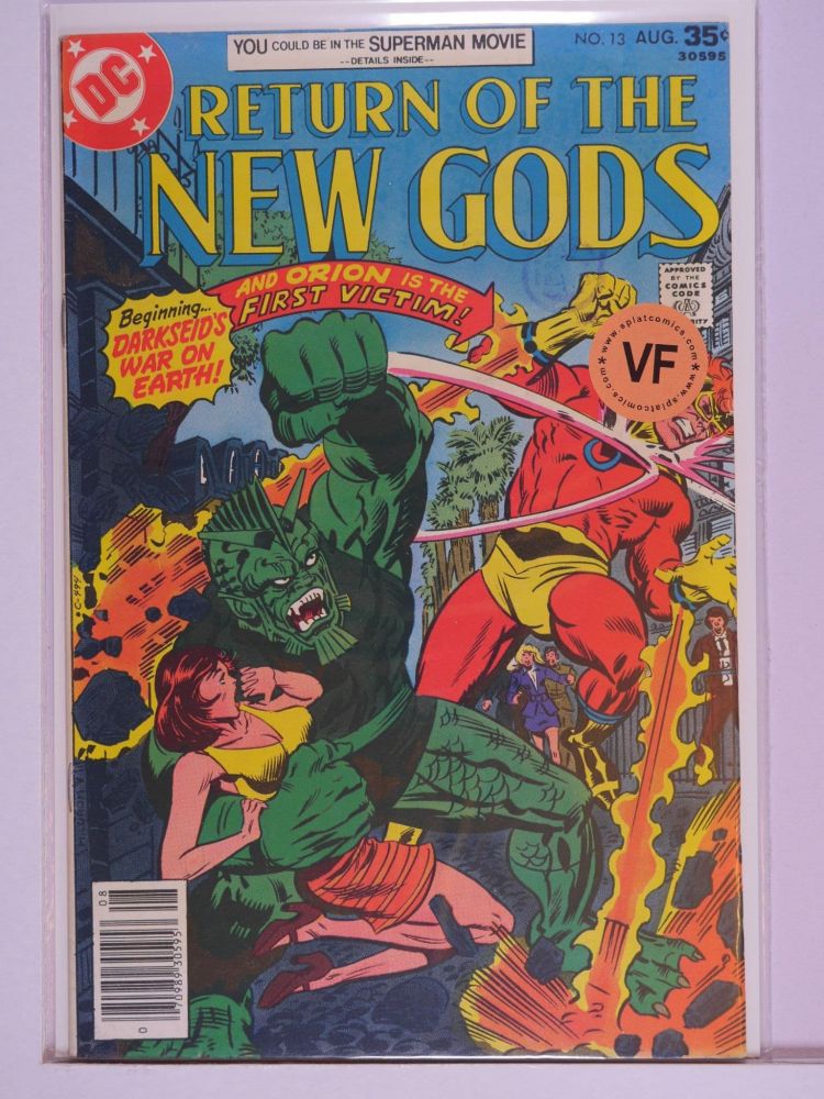 NEW GODS (1971) Volume 1: # 0013 VF COVER SAYS RETURN OF THE