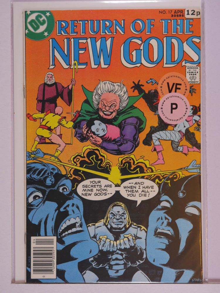 NEW GODS (1971) Volume 1: # 0017 VF COVER SAYS RETURN OF THE PENCE