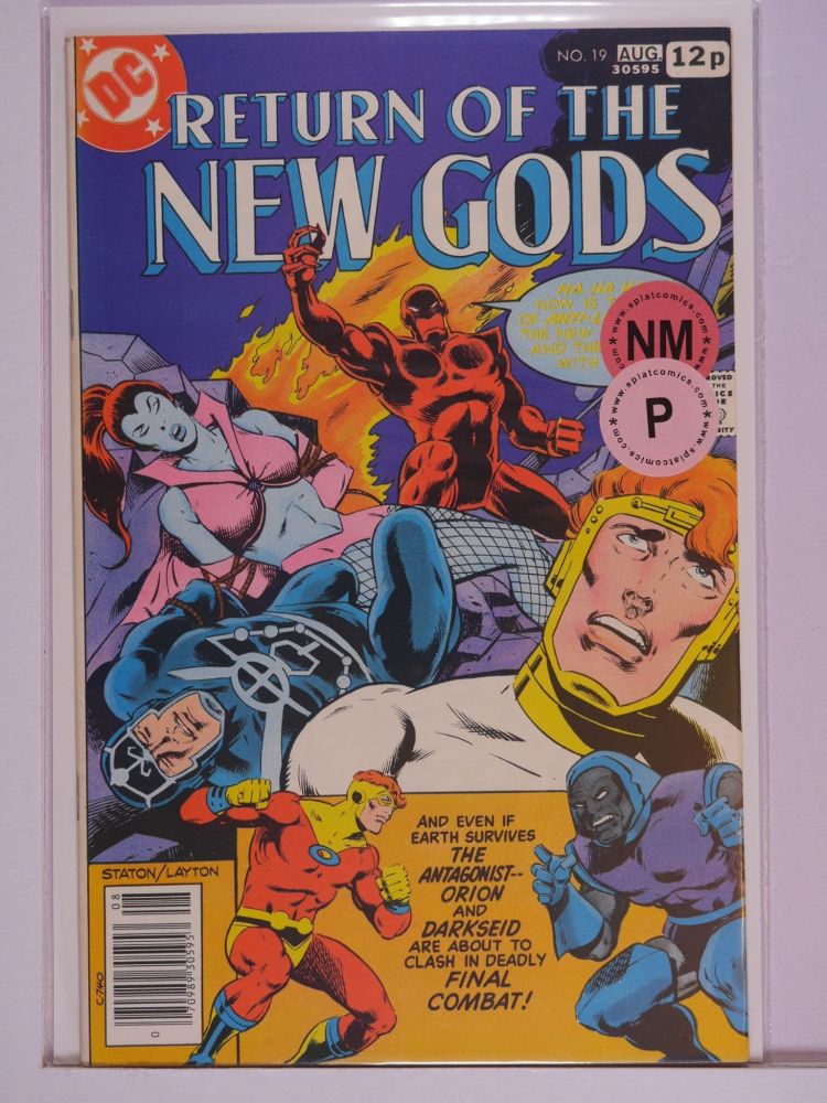 NEW GODS (1971) Volume 1: # 0019 NM COVER SAYS RETURN OF THE PENCE