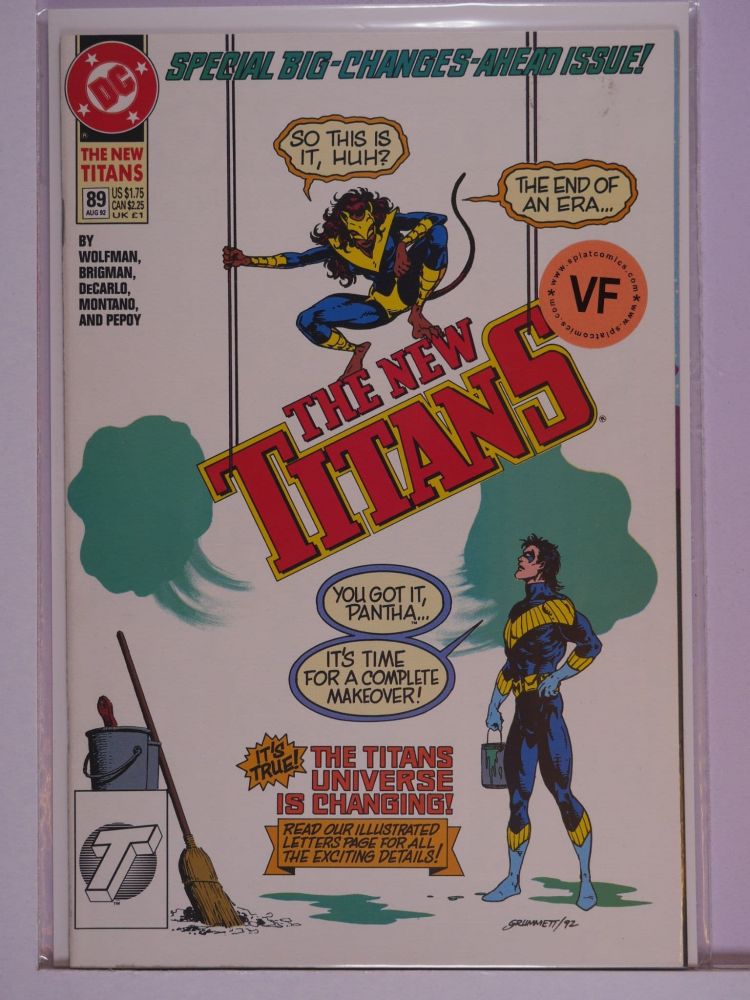 NEW TEEN TITANS / NEW TITANS (1984) Volume 2: # 0089 VF