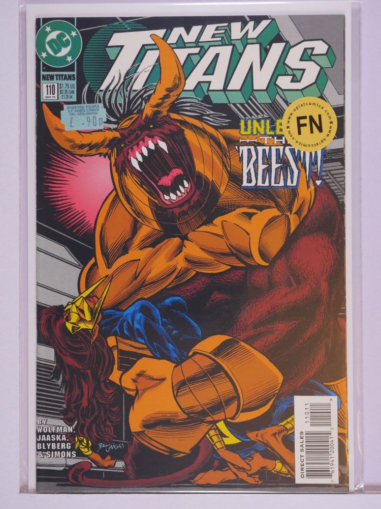 NEW TEEN TITANS / NEW TITANS (1984) Volume 2: # 0110 FN