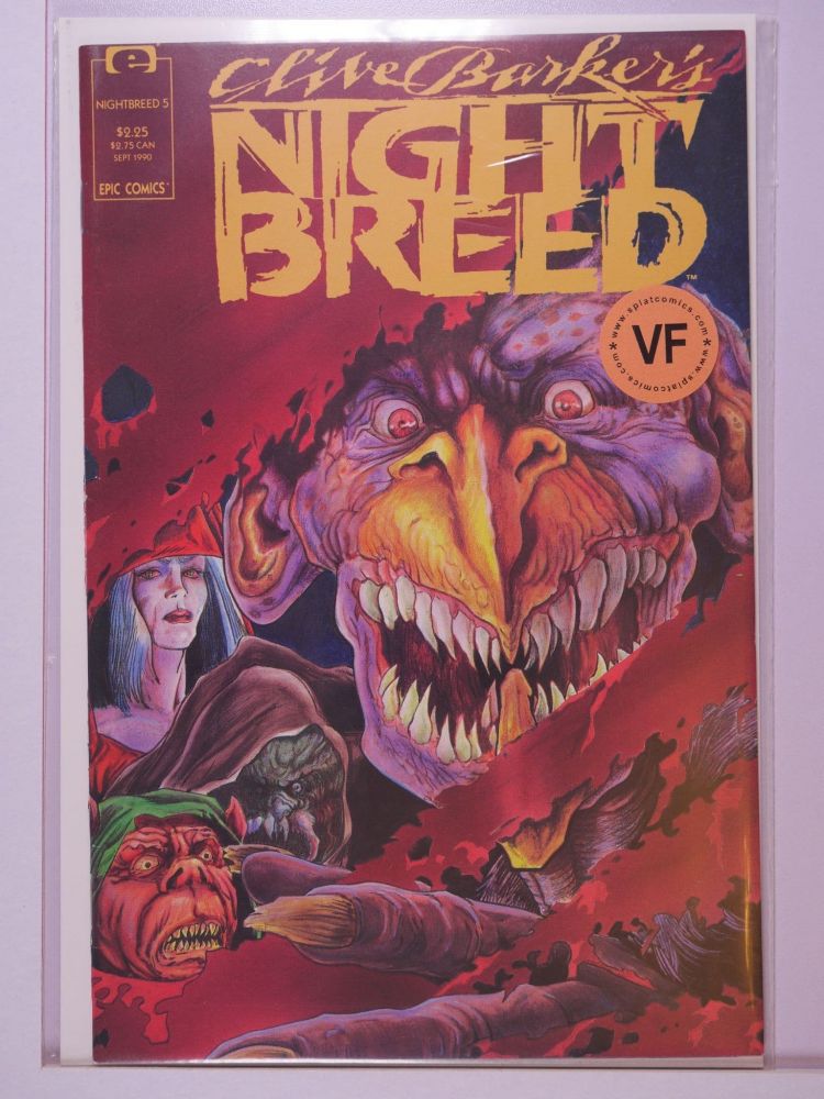 NIGHT BREED CLIVE BARKERS (1990) Volume 1: # 0005 VF