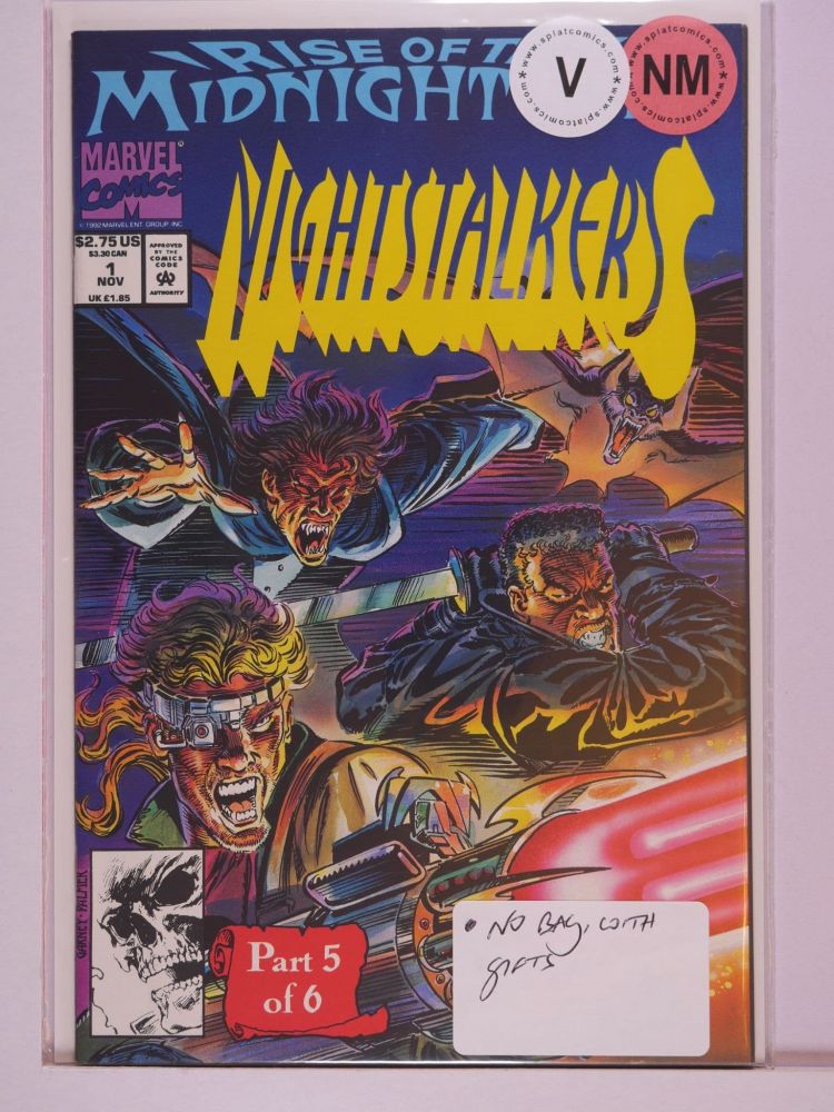 NIGHTSTALKERS (1992) Volume 1: # 0001 NM NO BAG WITH GIFTS VARIANT