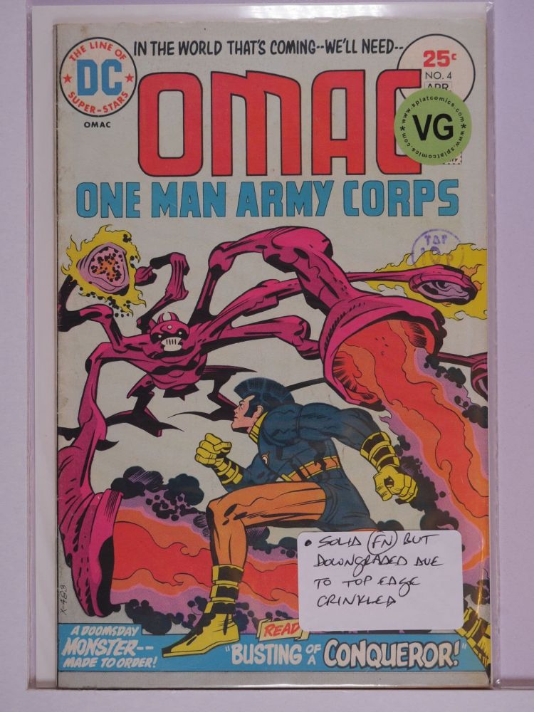 OMAC ONE MAN ARMY (1974) Volume 1: # 0004 VG
