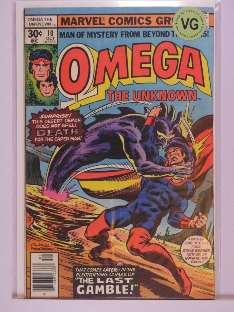 OMEGA THE UNKNOWN (1976) Volume 1: # 0010 VG