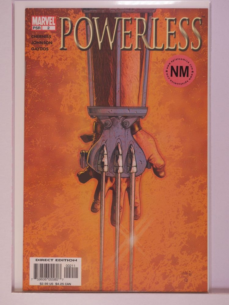 POWERLESS (2004) Volume 1: # 0002 NM