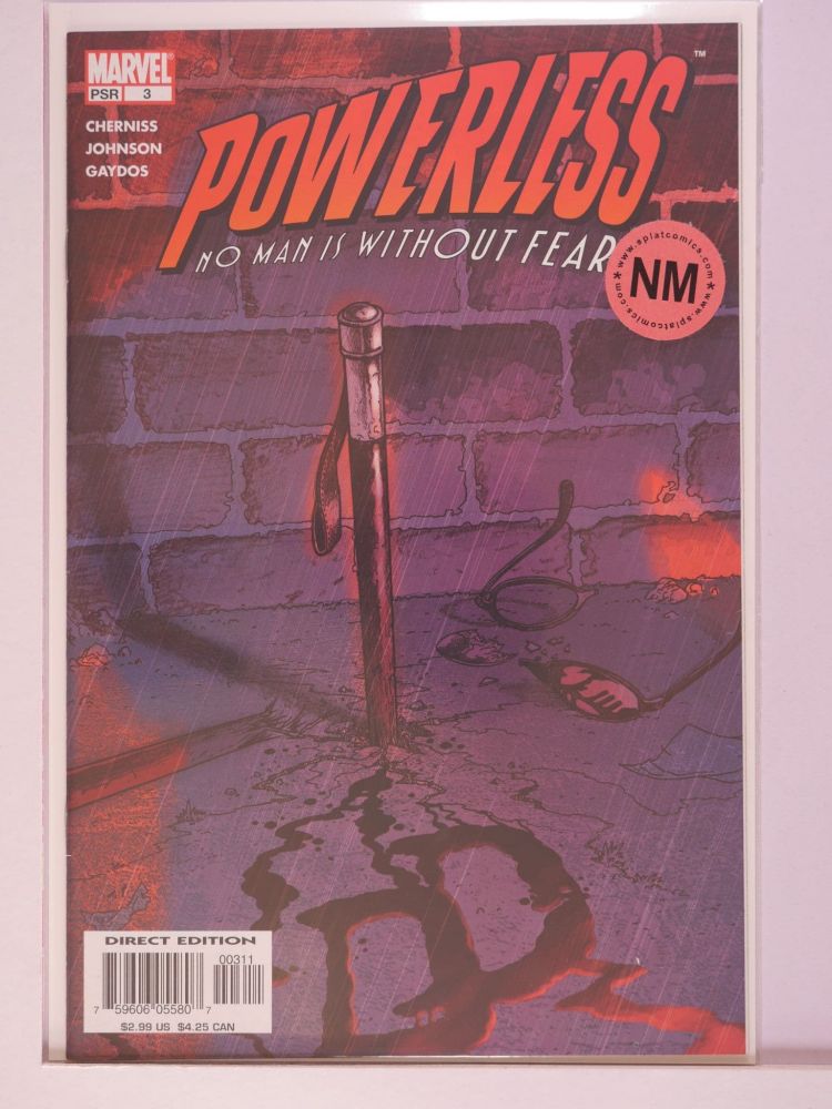 POWERLESS (2004) Volume 1: # 0003 NM