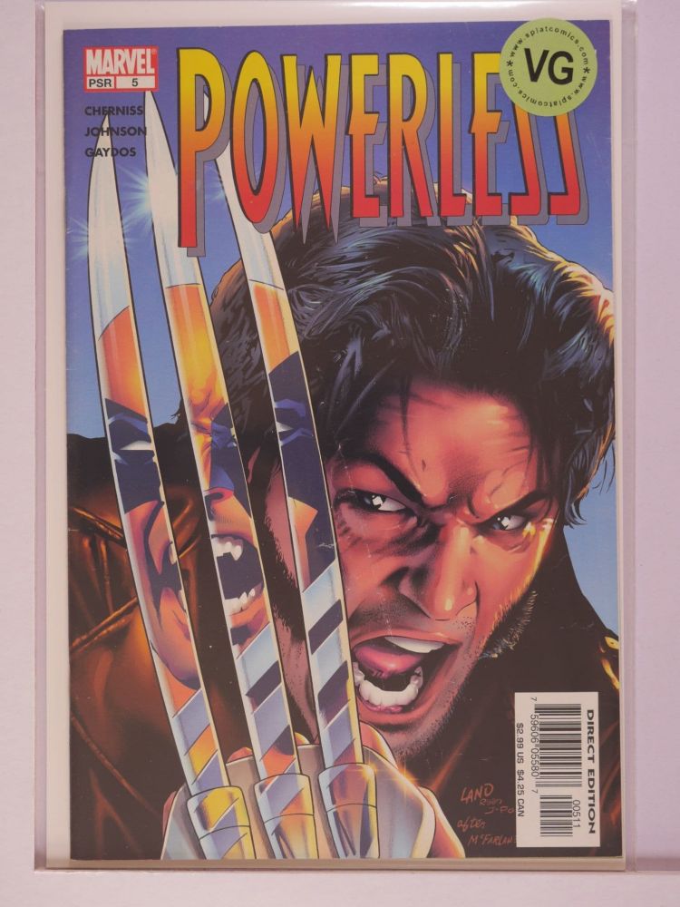 POWERLESS (2004) Volume 1: # 0005 VG