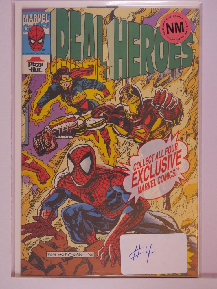 REAL HEROES (1994) Volume 1: # 0004 NM SPIDERMAN AND IRON MAN COVER