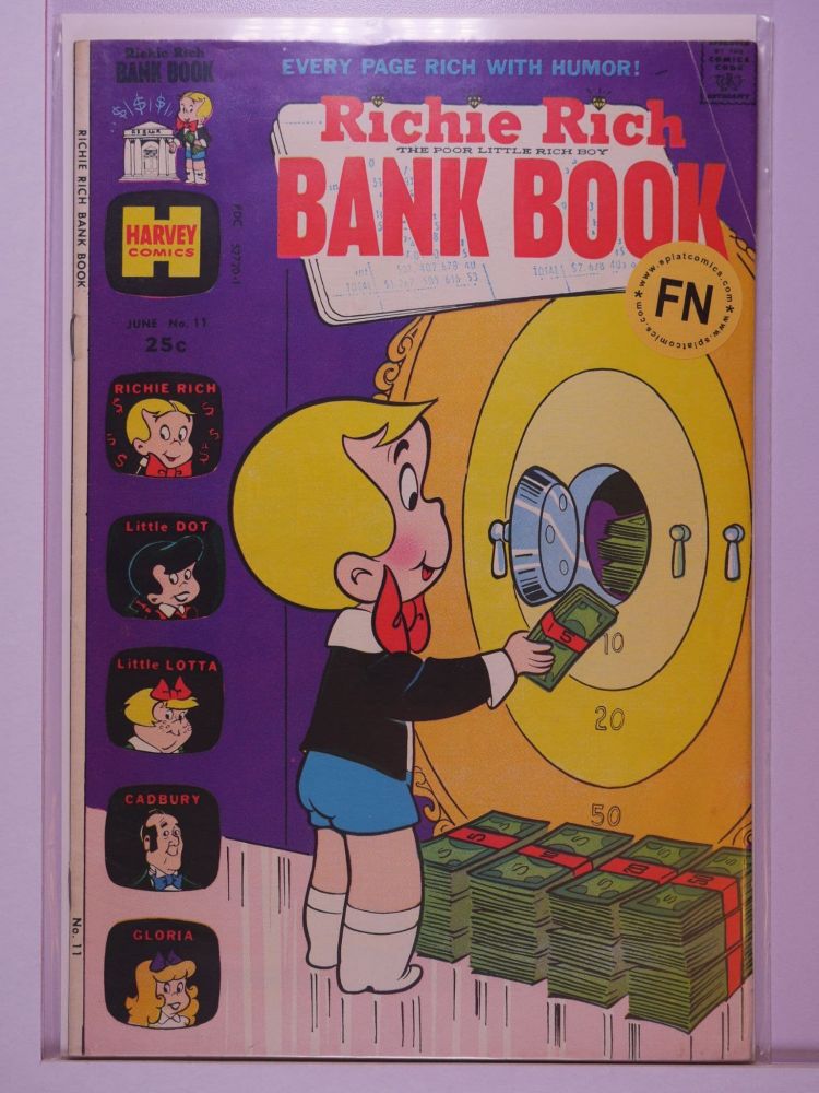 RICHIE RICH BANK BOOK (1972) Volume 1: # 0011 FN