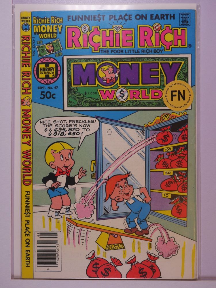 RICHIE RICH MONEY WORLD (1972) Volume 1: # 0047 FN