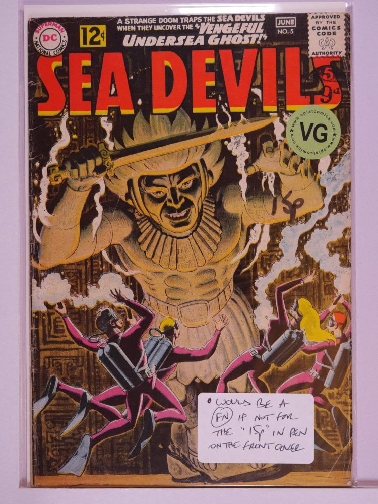 SEA DEVILS (1961) Volume 1: # 0005 VG