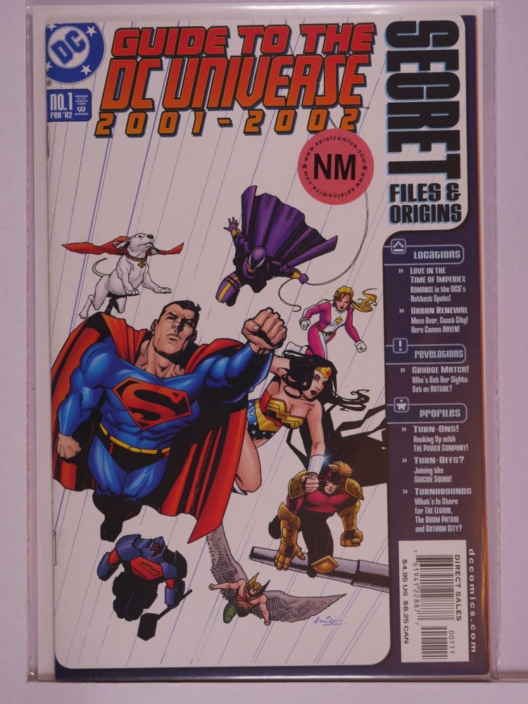 SECRET FILES AND ORIGINS GUIDE TO THE DC UNIVERSE 2001 TO 2002 (2002) Volume 1: # 0001 NM