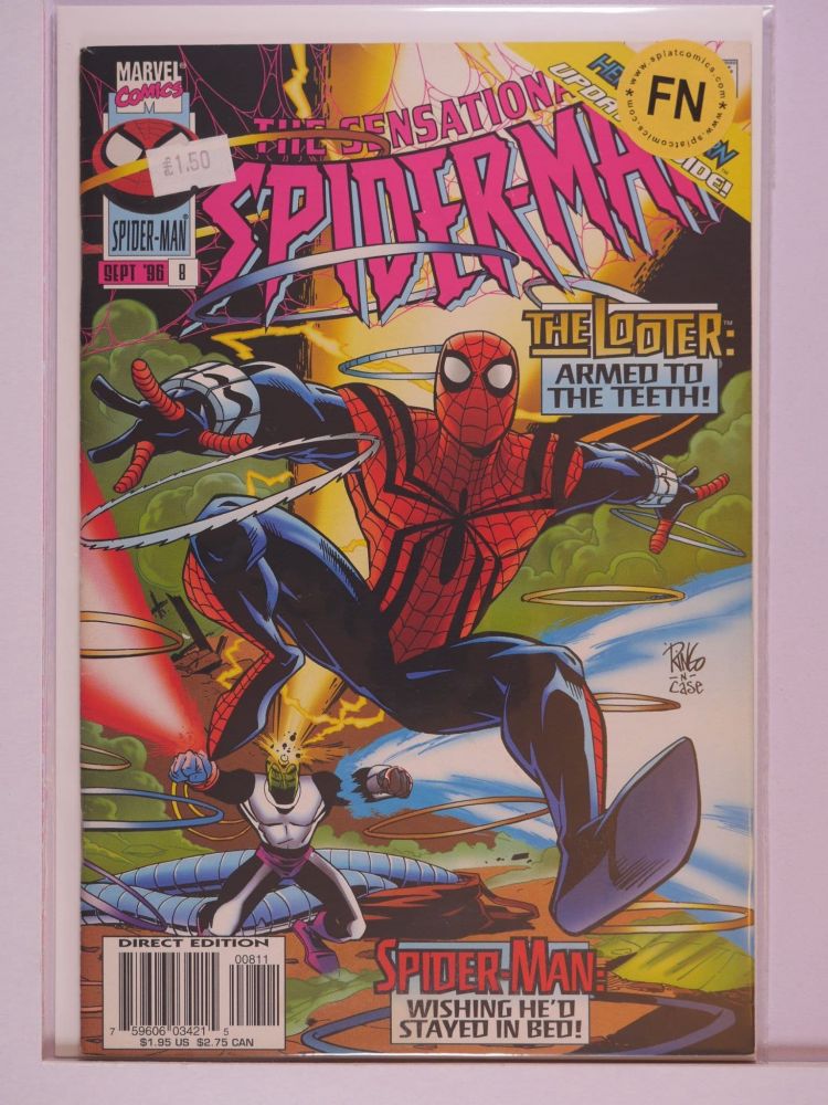 SENSATIONAL SPIDERMAN (1996) Volume 1: # 0008 FN