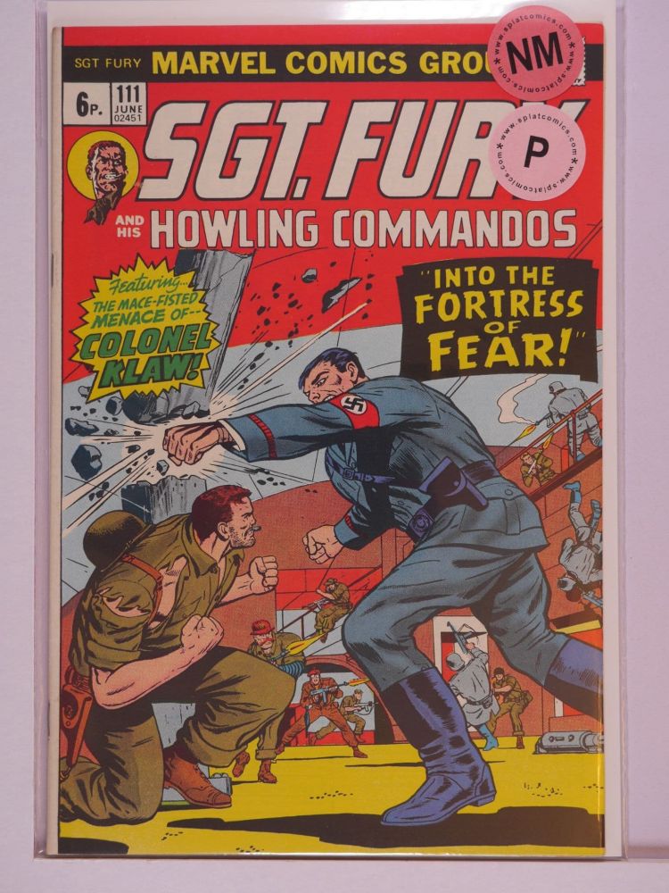 SGT FURY (1963) Volume 1: # 0111 NM PENCE