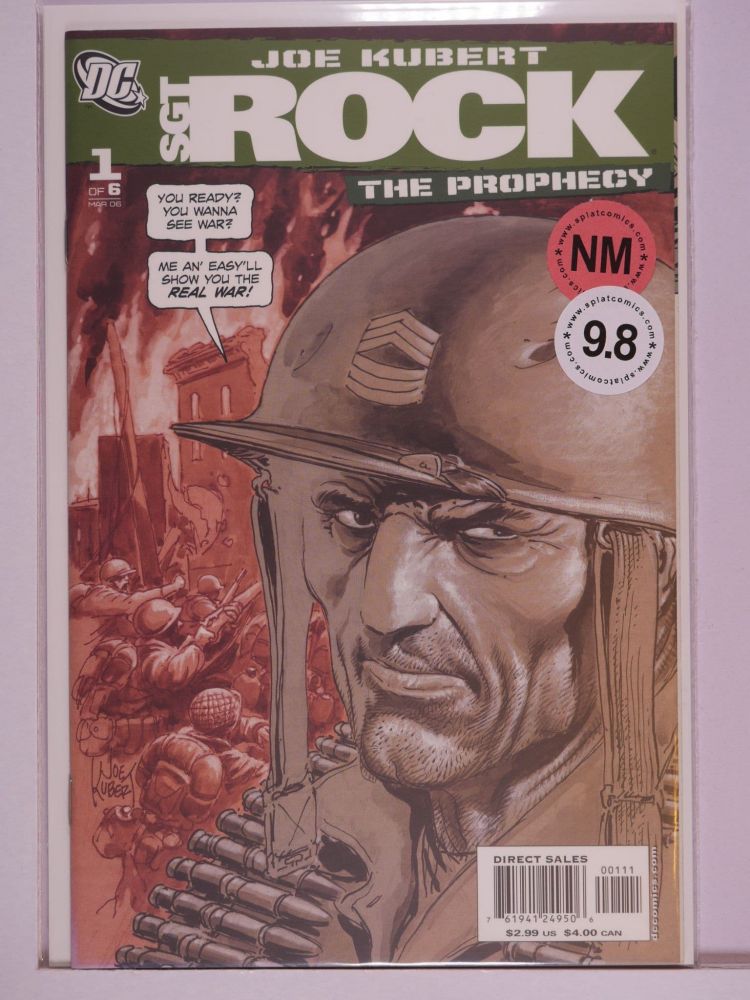 SGT ROCK THE PROPHECY (2006) Volume 1: # 0001 NM 9.8 VARIANT