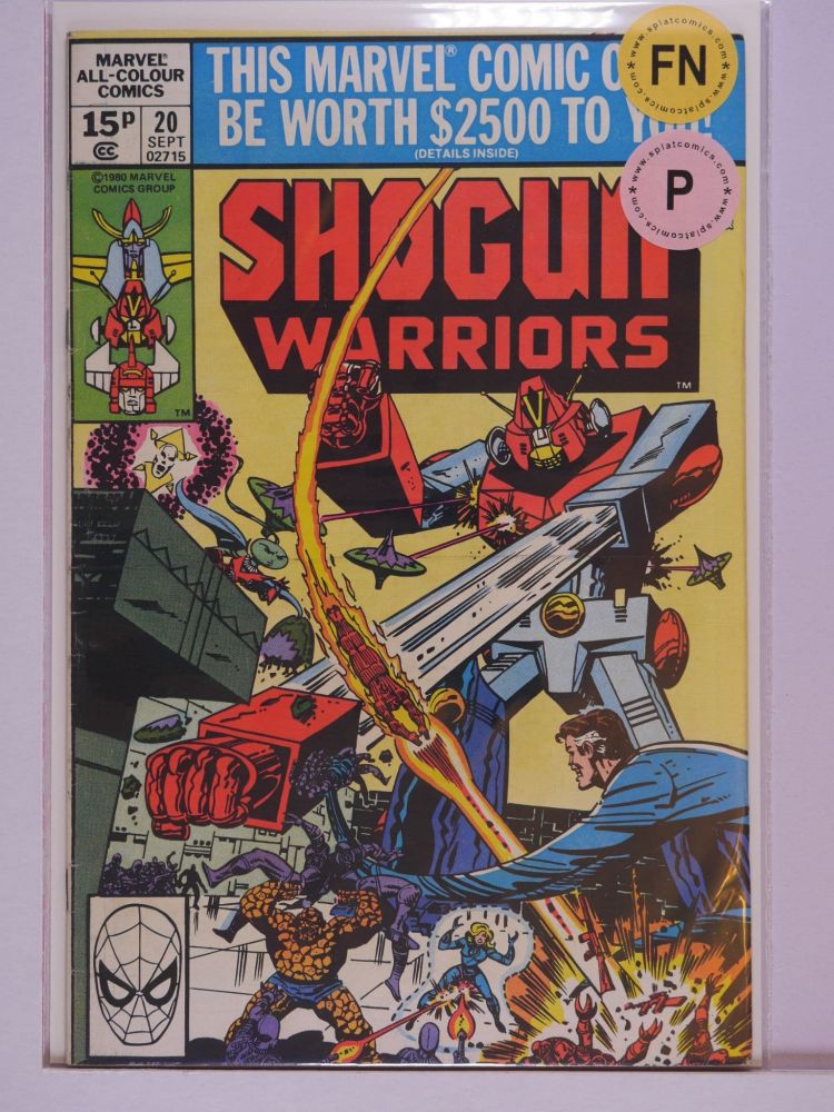 SHOGUN WARRIORS (1979) Volume 1: # 0020 FN PENCE