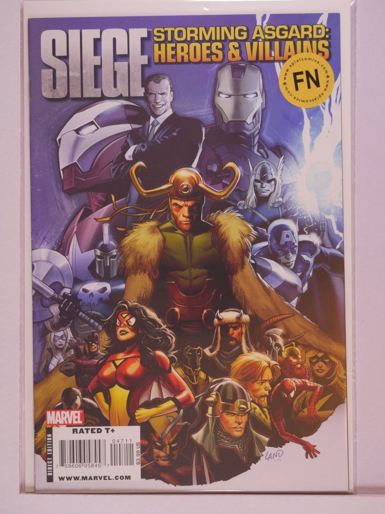 SIEGE STORMING ASGARD HEROES AND VILLAINS (2010) Volume 1: # 0001 FN