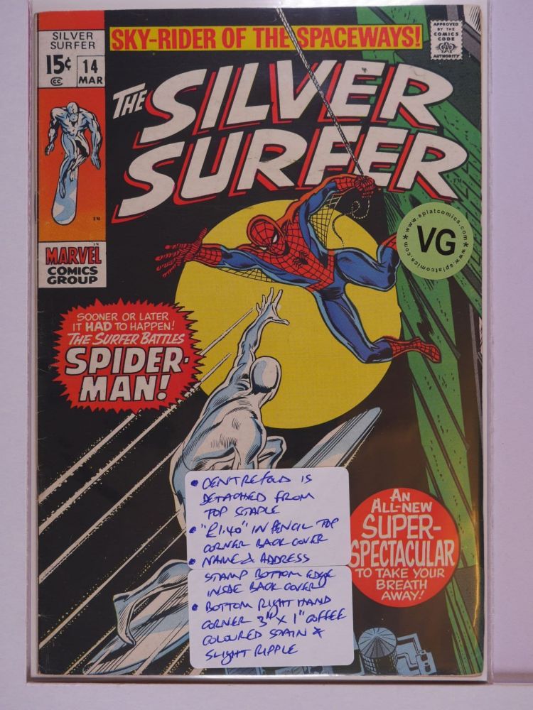 SILVER SURFER (1968) Volume 1: # 0014 VG
