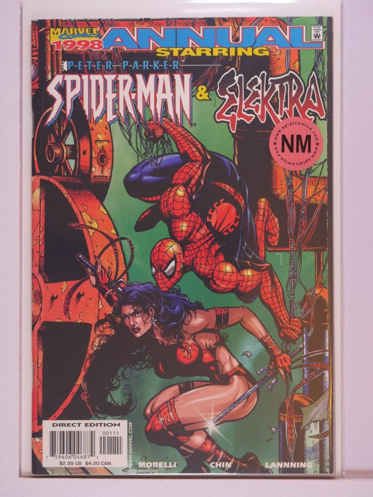 SPIDERMAN ANNUAL (1990) Volume 1: # 1998 NM AND ELEKTRA